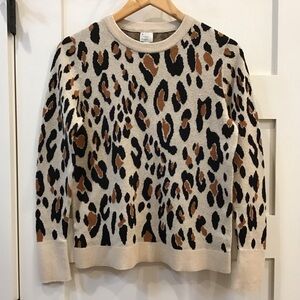 🐆 A New Day Leopard Print Sweater | Size L 🐆